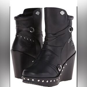 Harley-Davidson Wedge Boots - size 7